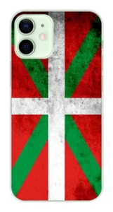 Coque en silicone imprimée compatible Apple iPhone 12 Mini Drapeau Basque - Photo 1 sur 3