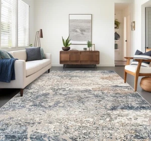 Elegant Marble 4’x6’ Anti-Slip Room Rug, Stain Resistant Pet Friendly RETAIL $69 - Picture 1 of 10