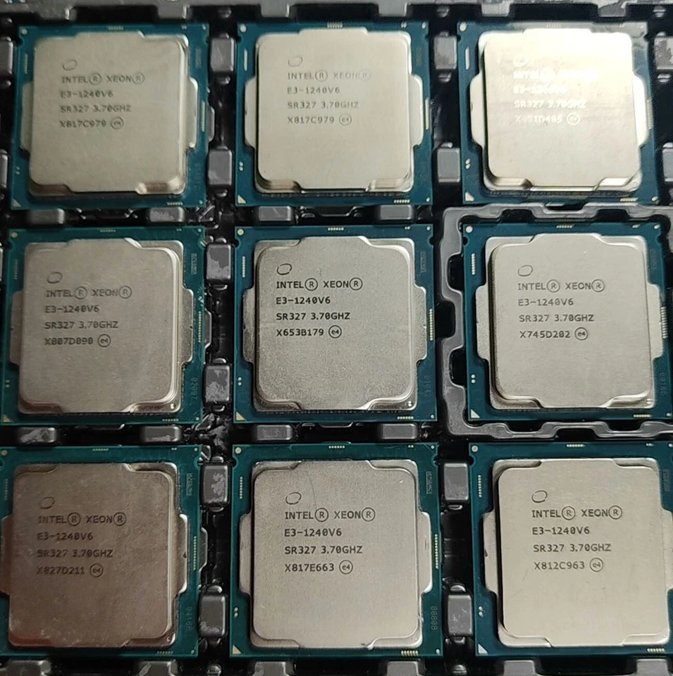 Intel Xeon E3-1240 V6 4-core 8-thread 8MB 3.70GHz 72W LGA1151 CPU processor - Image 1 of 1