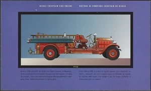 🍁Canada  #1605q  "1936 FIRE ENGINE"   Brand New  1996  Postcard & Stamp Issue - Bild 1 von 2