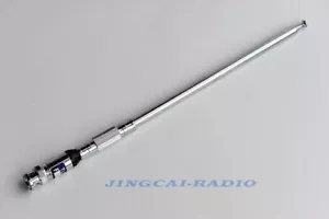 Banda de aire plegable extensible de acero inoxidable AM 118-136 MHz BNC para ICOM - Imagen 1 de 5
