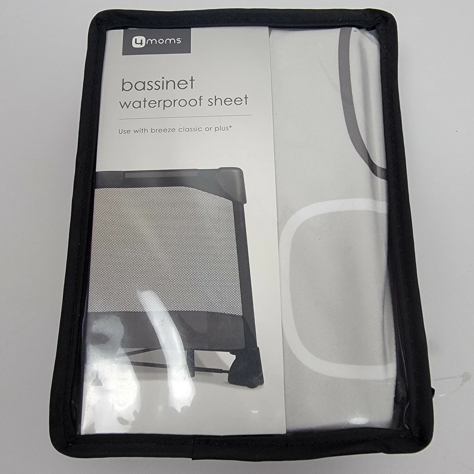 4moms Breeze Playard Waterproof Machine Washable Bassinet Sheets - Soft Plush