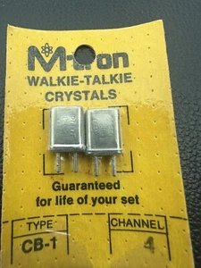 MTron CH 4 Walkie Talkie Crystals - type CB-1 - Picture 1 of 1