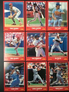 1988 SCORE Baseball Cards.  Card # 221-440.  You Pick to Complete Your Set.