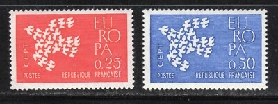 France 1961 SC# 1005 - 1006 - Europa Issue 1961 - M-H Lot# 061 - Image 1 of 2