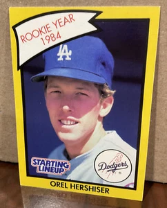 TARJETA DE ALINEACIÓN INICIAL KENNER OREL HERSHISER 1990 ""AÑO DE NOVATO"" - DODGERS - Imagen 1 de 2