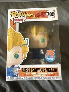 Funko POP! - Dragon Ball Z #709 - Super Saiyan 2 Vegeta - Caja de luz de desgaste - Imagen 1 de 4