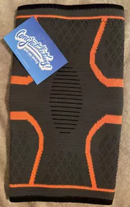 Profi Leichtathletik Knie Kompressionsmanschette - schwarz, Medium. BRANDNEU!! - Bild 1 von 3