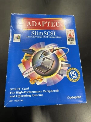Adaptec SlimSCSI APA-1460A PCMCIA PC Card SCSI Adapter NEW OPEN BOX - Image 1 of 4