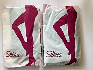 Silkies RIBBED TROUSER SOCKS, QUEEN-BLACK 4 pairs, 2 packs - Picture 1 of 2