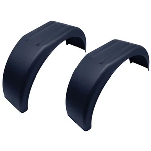 Mudguard for Trailer Wheels 13" Plastic PAIR / Wing / Fender TR003 - Picture 1 of 6