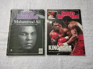2 Vintage Sports Illustrated Boxing Cover Magazine 1987 Mike Tyson 1988 Muhammad - Bild 1 von 12