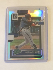 Michael Harris 2022 Donruss Optic Silver Prizm Rated Prospect #RP-20 Braves RC