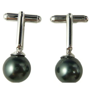 Men Cufflinks Sea Shell Pearl Jade Tigereye Cuff Links Jewelry Accessory Party - Picture 1 of 30