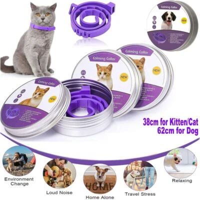 10 PACK Adjustable Anti-anxiety Calming Collar for Cats and Small Dogs 38cm/62cm - image 1 of 4