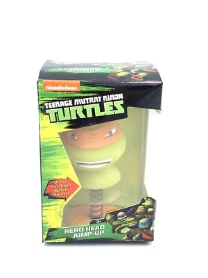 Teenage Mutant Ninja Turtles Hero Head Jump-Up Action Figure Nickelodeon USA NEW - Image 1 of 3