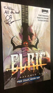 ELRIC The Balance Lost #1 (FCBD Boom Comics) -- SIGNED By Chris Roberson - Picture 1 of 1