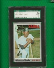 1970 Topps Horace Clarke New York Yankees  #623  🚀😳💥 SGC Graded 8