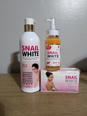 Snail White Snail Secretion Lotion , Soap, Serum Spf 60 PA +++ - Image 1 of 4