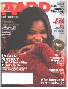 AARP Magazine December 2017 January 2018 Octavia Spencer Winter Health Chocolate - Picture 1 of 1