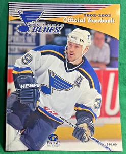 2002-2003 ST. LOUIS BLUES Official Yearbook - Keith Tkachuk, Chris Pronger - Picture 1 of 10