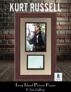 Kurt Russell Tombstone Cut Signature Custom Framed Beckett - Picture 1 of 9