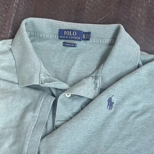 Polo Ralph Lauren Calce Clásico Polo Para Hombre Talla XL Verde Poni Algodón Caballo - Imagen 1 de 6