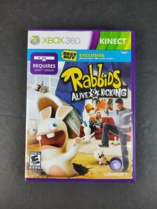 Rabbids Alive & Kicking (Microsoft Xbox 360, 2011) Juego Completo con Manual PROBADO - Imagen 1 de 7