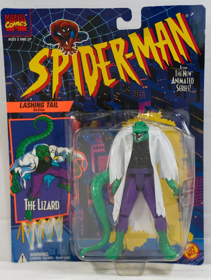 Marvel Spider-Man The Animated Series The Lizard Action Figure 1994 ToyBiz