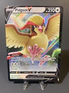 Pidgeot V 137/196 Ultra Rare Pokemon TCG: Verlorener Ursprung - Bild 1 von 4