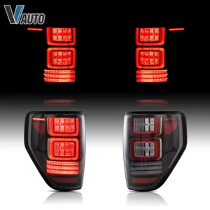Luces traseras LED VLAND aptas para Ford F150 2009-2014 lente ahumada conductor y pasajero - Imagen 1 de 15