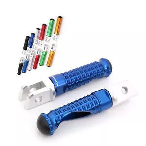 Blue Standard Front Foot Pegs M-PRO For TDM 850 91-94 95 96 97 98 99 00 01 - Picture 1 of 7