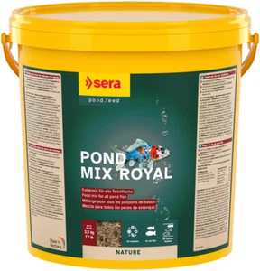 21 Liter sera pond mix royal Nature Fischfutter Teich Goldfische Koi Teichfische - Bild 1 von 1