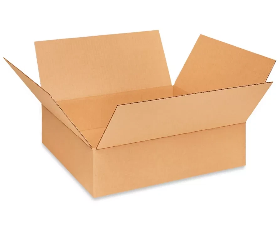 Uline 300pc 16x14x4 Cardboard Boxes on Pallet (Priced by Pallet, 50% off retail) - Image 1 of 2