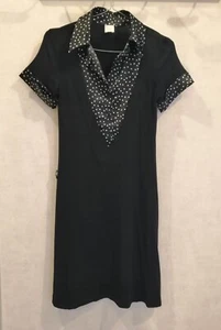Robe noire effet superposé viscose élasthanne T36 Camaïeu (1808032) - Picture 1 of 4