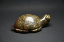 Chinese Collection of Red Mountain Culture Jade Longevity Turtle Statues