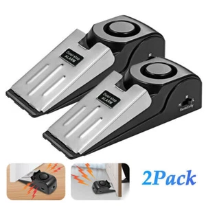2X Tür Stopper mit Alarm 120 db Türstopper Türalarm Einbruchschutz DE - Bild 1 von 12