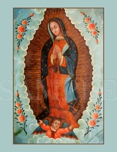 8.5X11 Mary Our Lady of Guadalupe Picture New Art Poster Print Jesus Bible Art - Picture 1 of 1