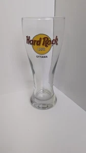 HARD ROCK CAFE Clear Beer Pilsner Glass 8.5" Tall 20 oz - Ottawa - Bild 1 von 5