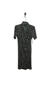Karen Kane Bright & Beachy Cascade Wrap Ditsy Floral Print Dress S Black & White - Picture 1 of 14