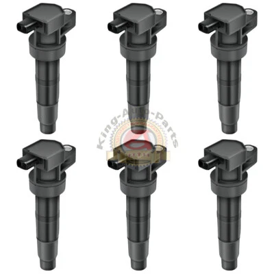 6 Ignition Coil for 2006-2012 Kia Sedona Sorento Hyundai Santa 3.5L 3.8L UF546 - Image 1 of 4