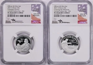 2021 S Silver Washington Quarter Set NGC PF70UCAM FDI Limited Edition Mercanti - Picture 1 of 1