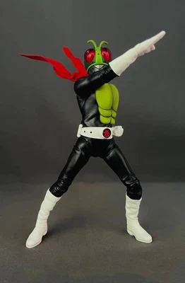 1/12 Scale 404TOYS Insect Doctor‌ Masked Rider Black Green ABS PVC Action Figure - Image 1 of 4