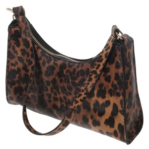 Bolso de hombro de leopardo axila para mujer vintage cartera de mano para dama - Imagen 1 de 12