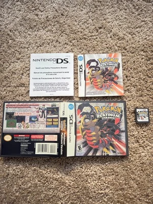 Pokémon Platinum Version (Nintendo DS, 2009) – Complete in Box w/ Manual Tested - Image 1 of 4