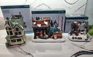 Lot 3 Lemax Carole Towne PAMELA'S PARK Cassies Tree Lot Newton Family Home W Box - Bild 1 von 11