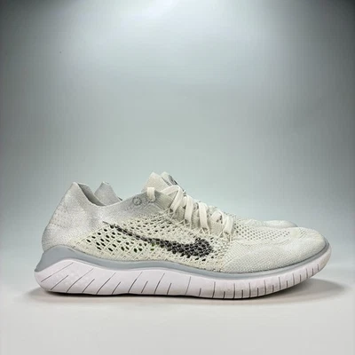 Nike Free RN Flyknit 2018 Blanco Entrenamiento Zapatos para Correr 942839-100 Para Mujer Talla 9.5 Foto 1 de 4