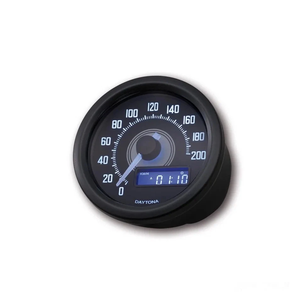 Tachometer elektrisch schwarz 60mm Daytona, 361-522 - Bild 1 von 1