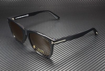 Tom Ford Eric-02 FT0595 01J Shiny Black Roviex 55 mm Men's Sunglasses - Image 1 of 4