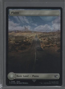 Plains Foil Magic the Gathering Final Fantasy 0296 MTG Land - Picture 1 of 2